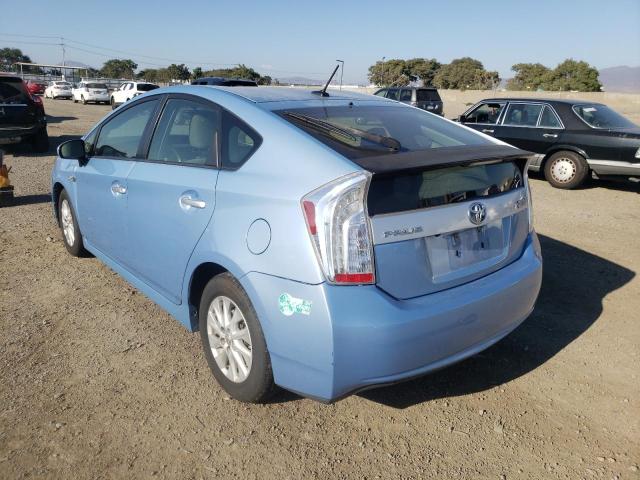 Photo 3 from auction – 2012 TOYOTA PRIUS PLUG with VIN JTDKN3DP2C3015475