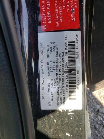 Photo 10 from auction – 2012 MAZDA 3 I with VIN JM1BL1V86C1650504