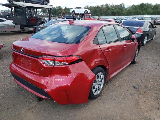 Photo 4 from auction – 2021 TOYOTA COROLLA LE with VIN 5YFEPMAE1MP232296