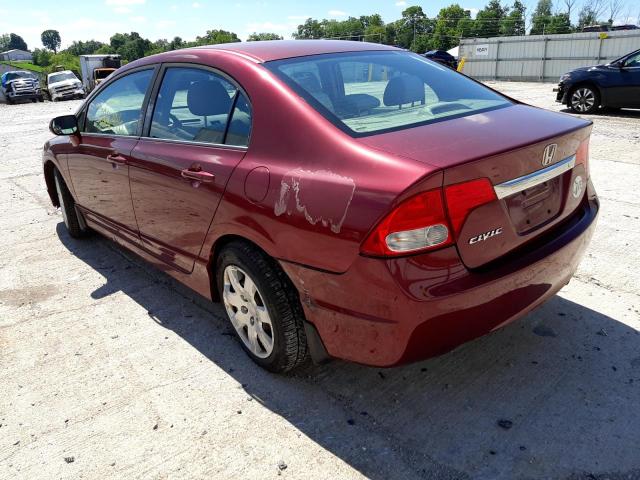 Photo 3 from auction – 2011 HONDA CIVIC LX with VIN 19XFA1F54BE023176