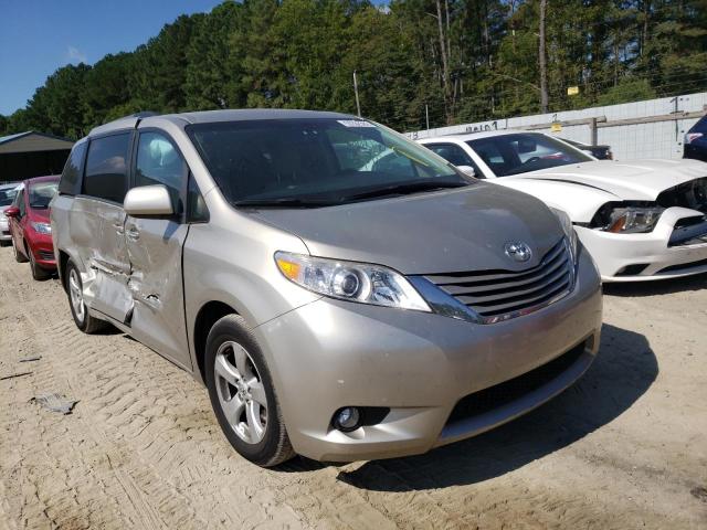 TOYOTA SIENNA LE 2017 with VIN 5TDKZ3DC6HS813694 - Photo from auction
