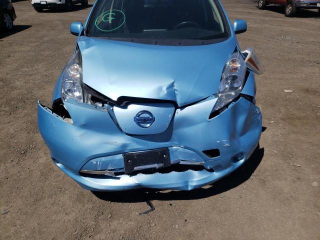 Photo 9 from auction – 2015 NISSAN LEAF S with VIN 1N4AZ0CP3FC321773