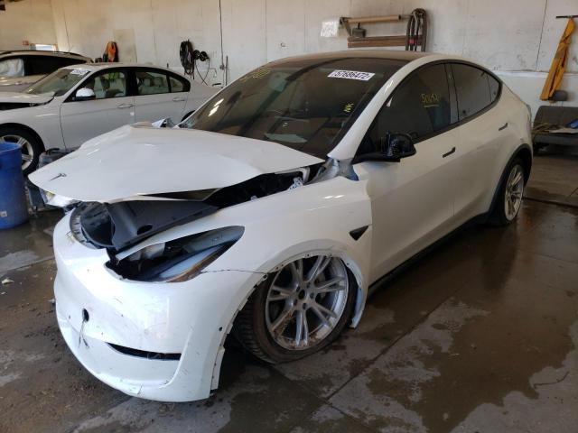 Photo 2 from auction – 2021 TESLA MODEL Y with VIN 5YJYGDEE6MF101058