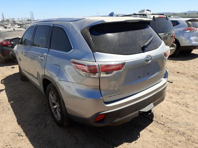 Photo 3 from auction – 2014 TOYOTA HIGHLANDER with VIN 5TDJKRFH5ES027697