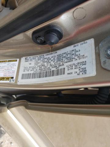Photo 10 from auction – 2004 TOYOTA 4RUNNER SR with VIN JTEZT14R648003436