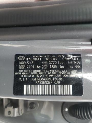 Photo 10 from auction – 2022 HYUNDAI VENUE SE with VIN KMHRB8A39NU156381
