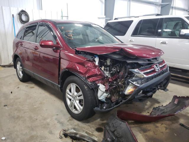 HONDA CR-V EXL 2011 with VIN 5J6RE3H72BL024923 - Photo from auction