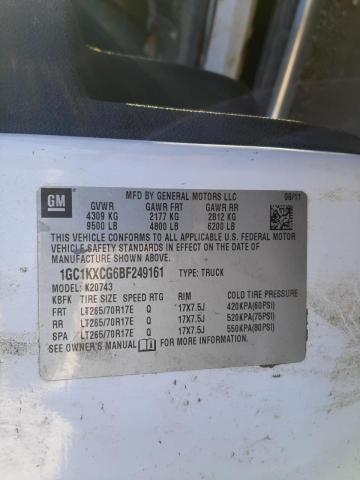 Photo 10 from auction – 2011 CHEVROLET SILVERADO with VIN 1GC1KXCG6BF249161