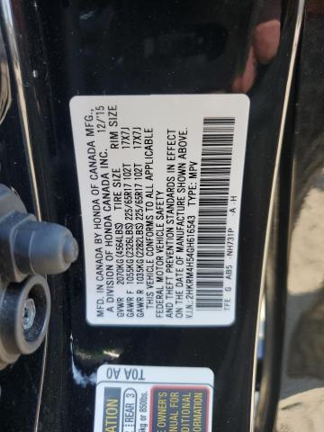 Photo 10 from auction – 2016 HONDA CR-V EX with VIN 2HKRM4H54GH616543