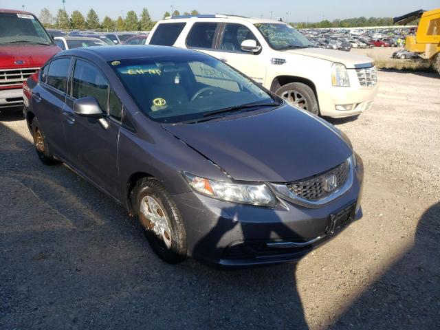 HONDA CIVIC LX 2013 with VIN 2HGFB2F54DH556477 - Photo from auction