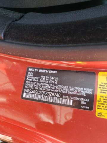 Photo 10 from auction – 2015 BMW M4 with VIN WBS3R9C50FK329740