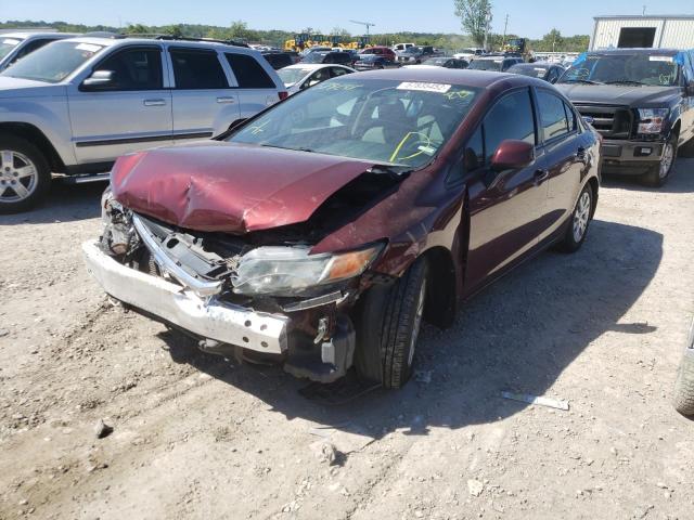 Photo 2 from auction – 2012 HONDA CIVIC LX with VIN 2HGFB2F55CH579247