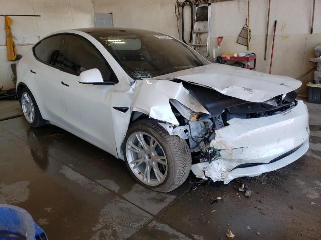 TESLA MODEL Y 2021 مع رقم تعريف المركبة 5YJYGDEE6MF101058 - صورة من المزاد