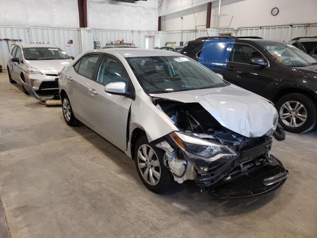 TOYOTA COROLLA L 2015 with VIN 2T1BURHE0FC311332 - Photo from auction