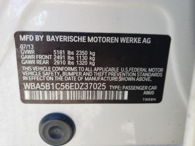 Photo 10 from auction – 2014 BMW 535 I with VIN WBA5B1C56EDZ37025