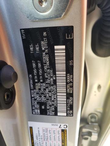 Photo 10 from auction – 2020 TOYOTA 4RUNNER SR with VIN JTEBU5JR6L5769581