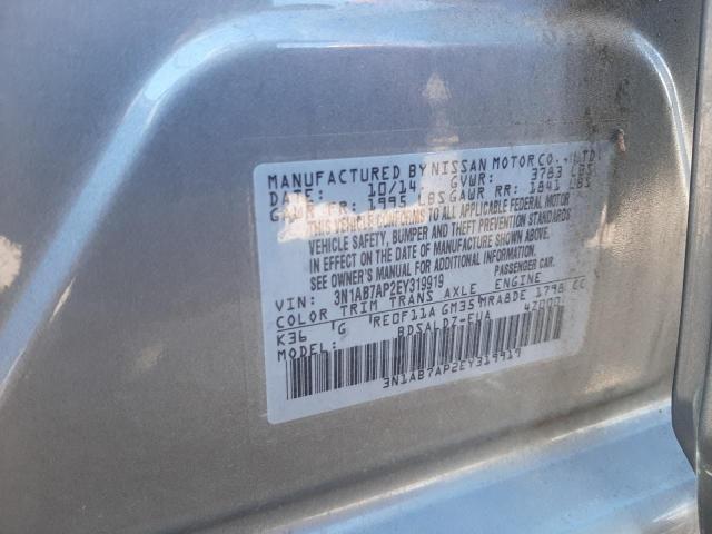 Photo 10 from auction – 2014 NISSAN SENTRA S with VIN 3N1AB7AP2EY319919