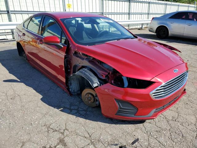 FORD FUSION SE 2020 with VIN 3FA6P0HD8LR104422 - Photo from auction