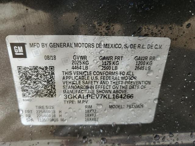Photo 10 from auction – 2019 GMC TERRAIN SL with VIN 3GKALPEV7KL164266
