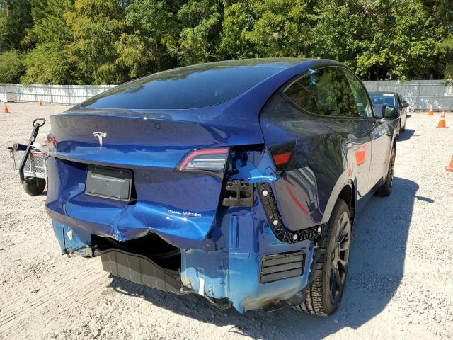 Photo 4 from auction – 2021 TESLA MODEL Y with VIN 5YJYGDEE4MF111507