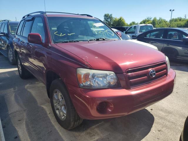 TOYOTA HIGHLANDER 2007 with VIN JTEEP21A470231736 - Photo from auction
