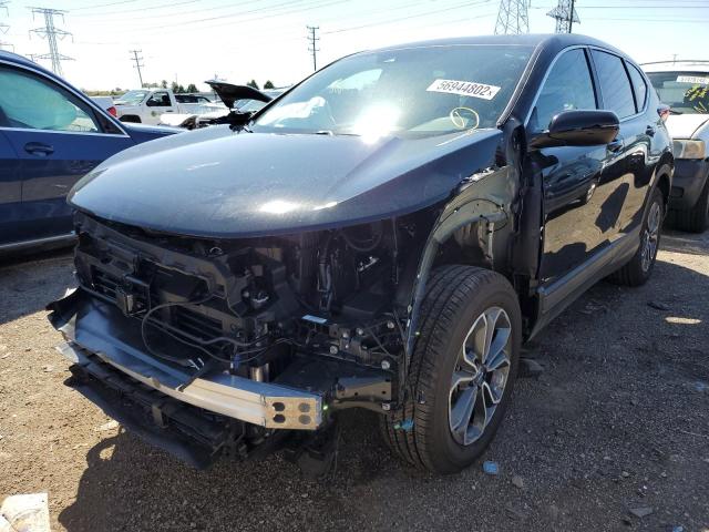 Photo 2 from auction – 2022 HONDA CR-V EX with VIN 7FARW2H53NE042757