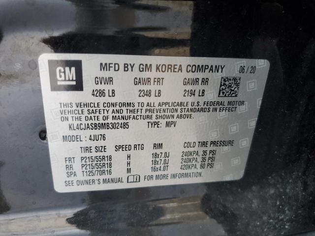 Photo 10 from auction – 2021 BUICK ENCORE PRE with VIN KL4CJASB9MB302485