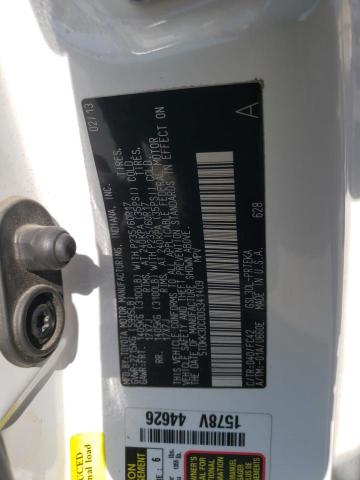 Photo 10 from auction – 2013 TOYOTA SIENNA LE with VIN 5TDKK3DC0DS341409