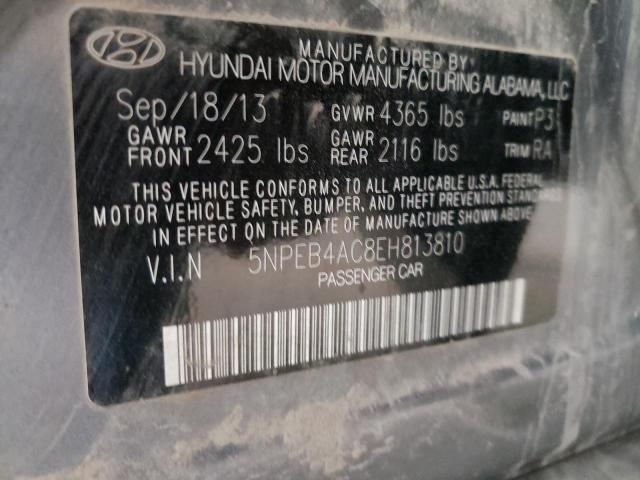 Photo 10 from auction – 2014 HYUNDAI SONATA GLS with VIN 5NPEB4AC8EH813810