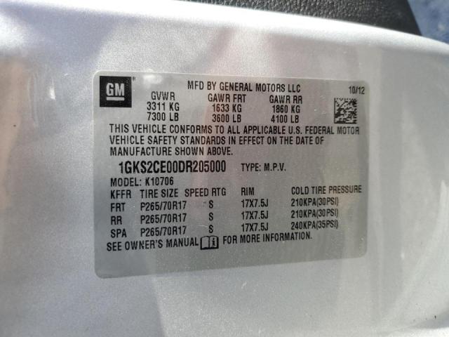 Photo 10 from auction – 2013 GMC YUKON SLT with VIN 1GKS2CE00DR205000