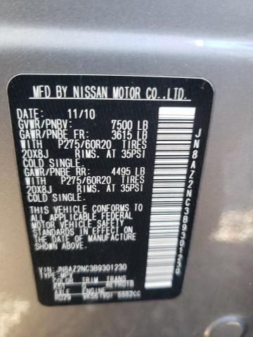 Photo 10 from auction – 2011 INFINITI QX56 with VIN JN8AZ2NC3B9301230