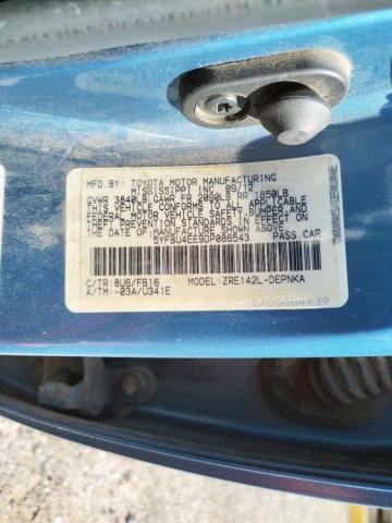 Photo 10 from auction – 2013 TOYOTA COROLLA BA with VIN 5YFBU4EE9DP086543