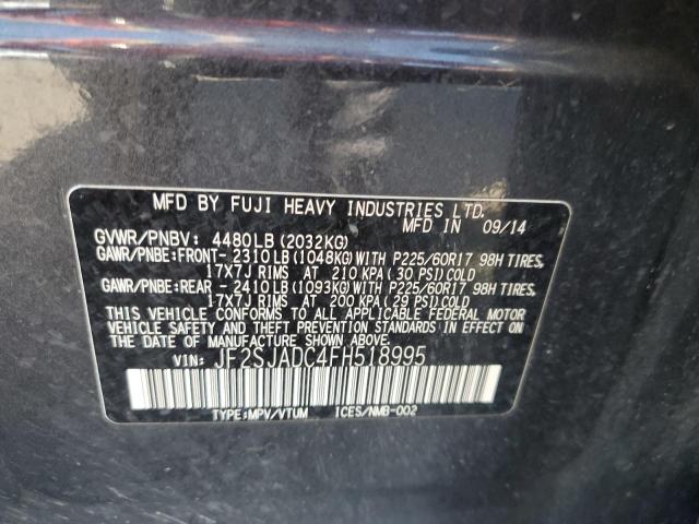 Photo 10 from auction – 2015 SUBARU FORESTER 2 with VIN JF2SJADC4FH518995