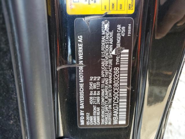 Photo 10 from auction – 2012 BMW 335 I with VIN WBAKG7C50CE803268