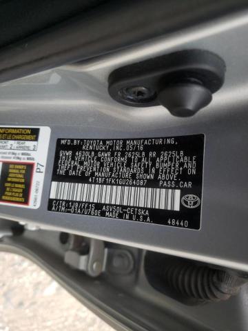 Photo 10 from auction – 2016 TOYOTA CAMRY LE with VIN 4T1BF1FK1GU264087