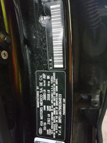 Photo 10 from auction – 2017 KIA FORTE LX with VIN 3KPFL4A79HE064819