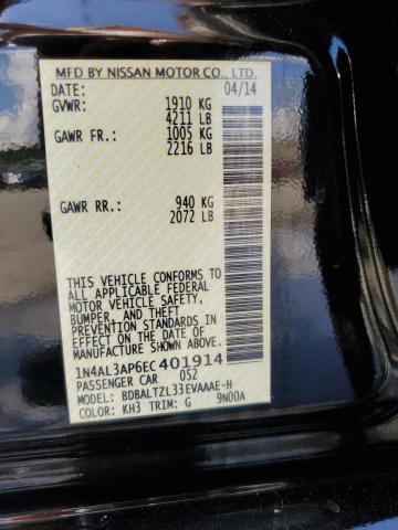 Photo 10 from auction – 2014 NISSAN ALTIMA 2.5 with VIN 1N4AL3AP6EC401914