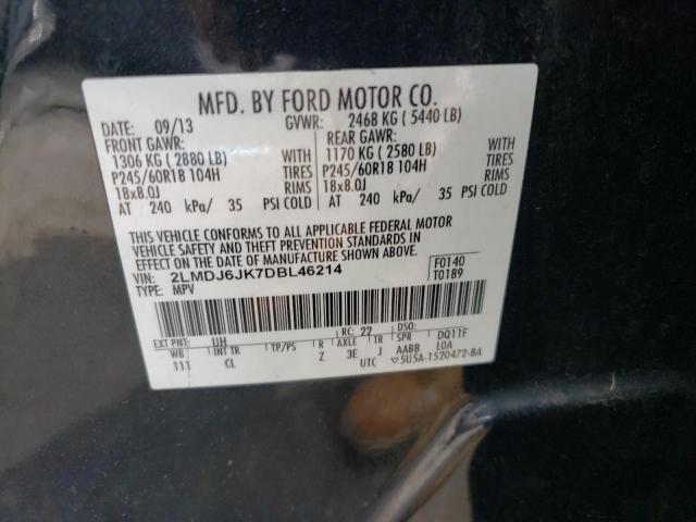 Photo 10 from auction – 2013 LINCOLN MKX with VIN 2LMDJ6JK7DBL46214