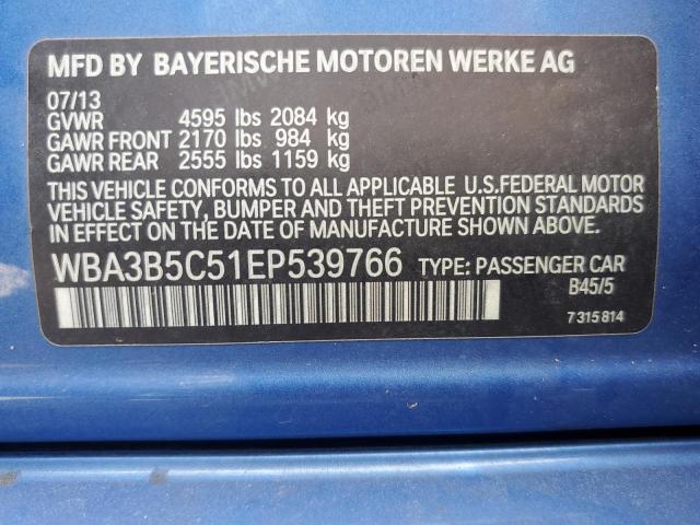 Photo 10 from auction – 2014 BMW 328 XI SUL with VIN WBA3B5C51EP539766