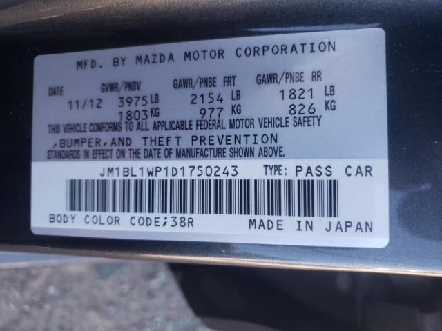Photo 10 from auction – 2013 MAZDA 3 I with VIN JM1BL1WP1D1750243