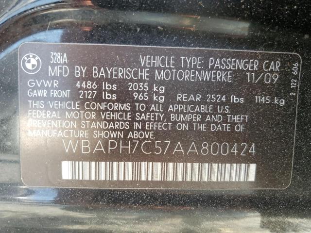 Photo 10 from auction – 2010 BMW 328 I with VIN WBAPH7C57AA800424