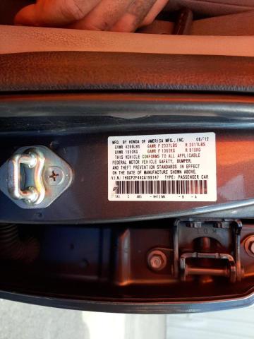 Photo 10 from auction – 2012 HONDA ACCORD LXP with VIN 1HGCP2F44CA199147