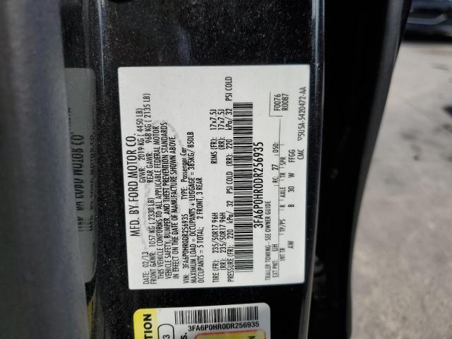 Photo 10 from auction – 2013 FORD FUSION SE with VIN 3FA6P0HR0DR256935