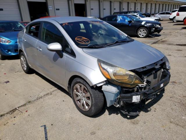 KIA RIO LX 2013 with VIN KNADM4A3XD6106719 - Photo from auction