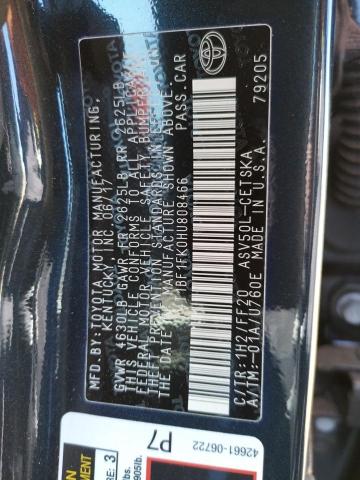 Photo 10 from auction – 2017 TOYOTA CAMRY LE with VIN 4T1BF1FK0HU808466