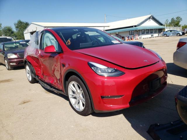 TESLA MODEL Y 2021 with VIN 5YJYGDEE4MF060932 - Photo from auction
