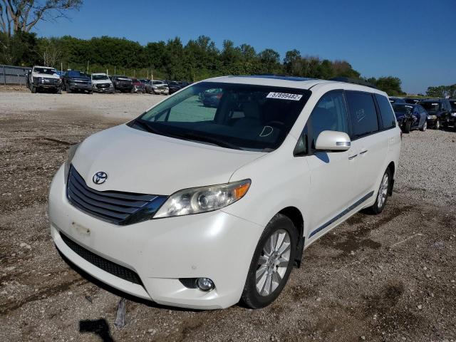 Photo 2 from auction – 2013 TOYOTA SIENNA XLE with VIN 5TDDK3DC4DS056382