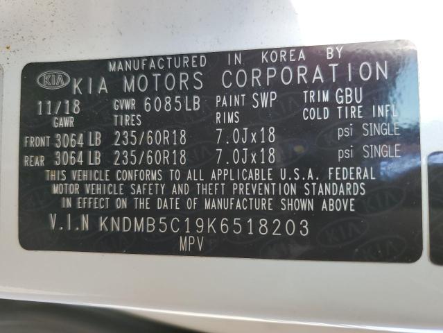 Photo 10 from auction – 2019 KIA SEDONA LX with VIN KNDMB5C19K6518203