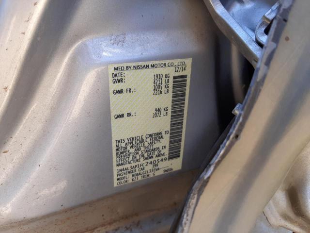 Photo 10 from auction – 2015 NISSAN ALTIMA 2.5 with VIN 1N4AL3AP1FC240549