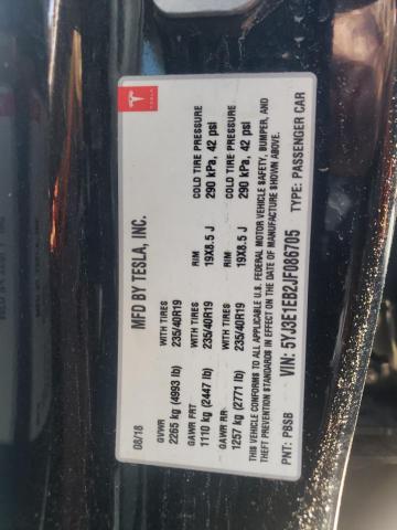 Photo 10 from auction – 2018 TESLA MODEL 3 with VIN 5YJ3E1EB2JF086705
